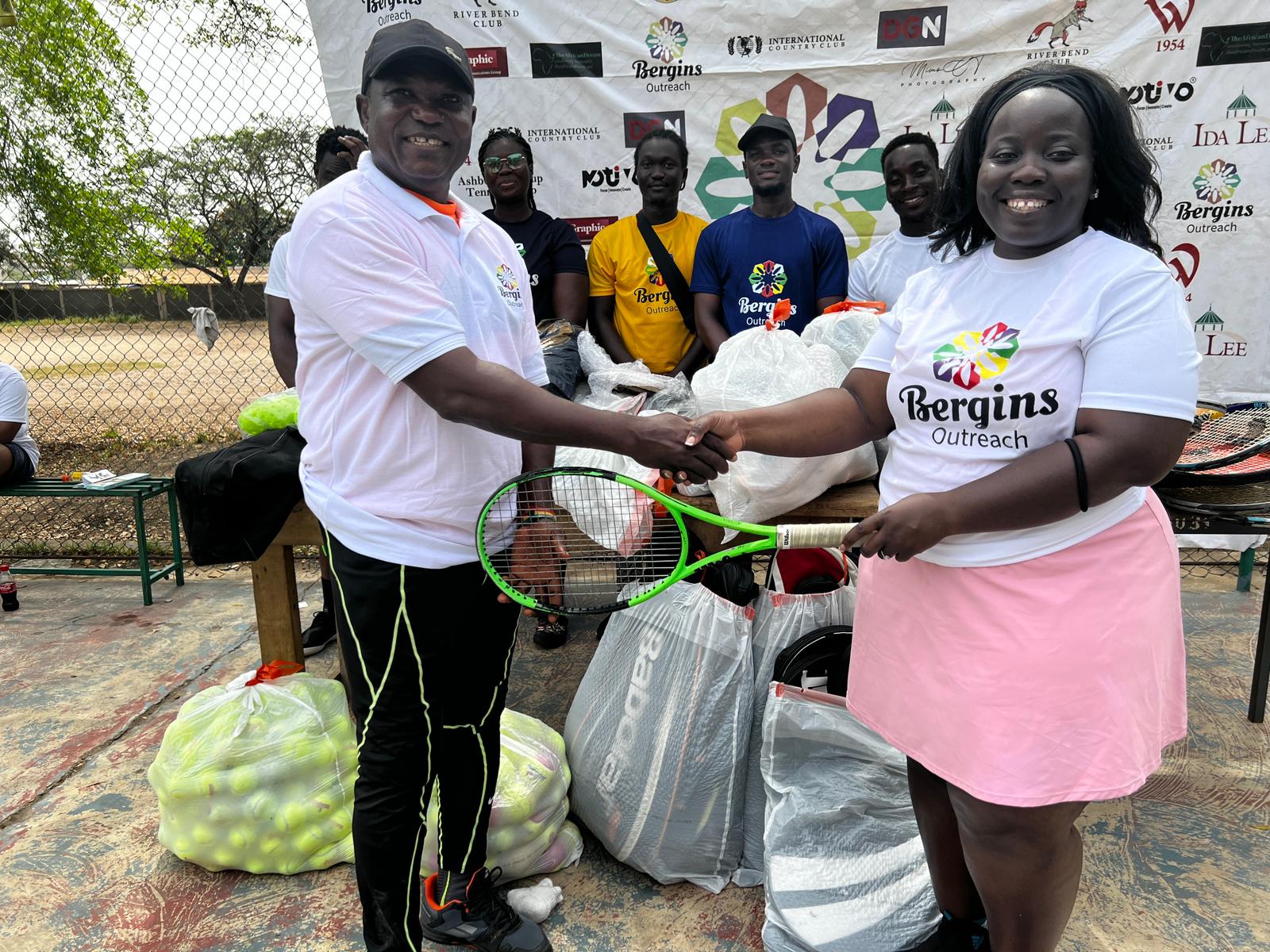 Bergins Outreach Boosts Tennis Clubs in Ghana with Pickleball Equipment