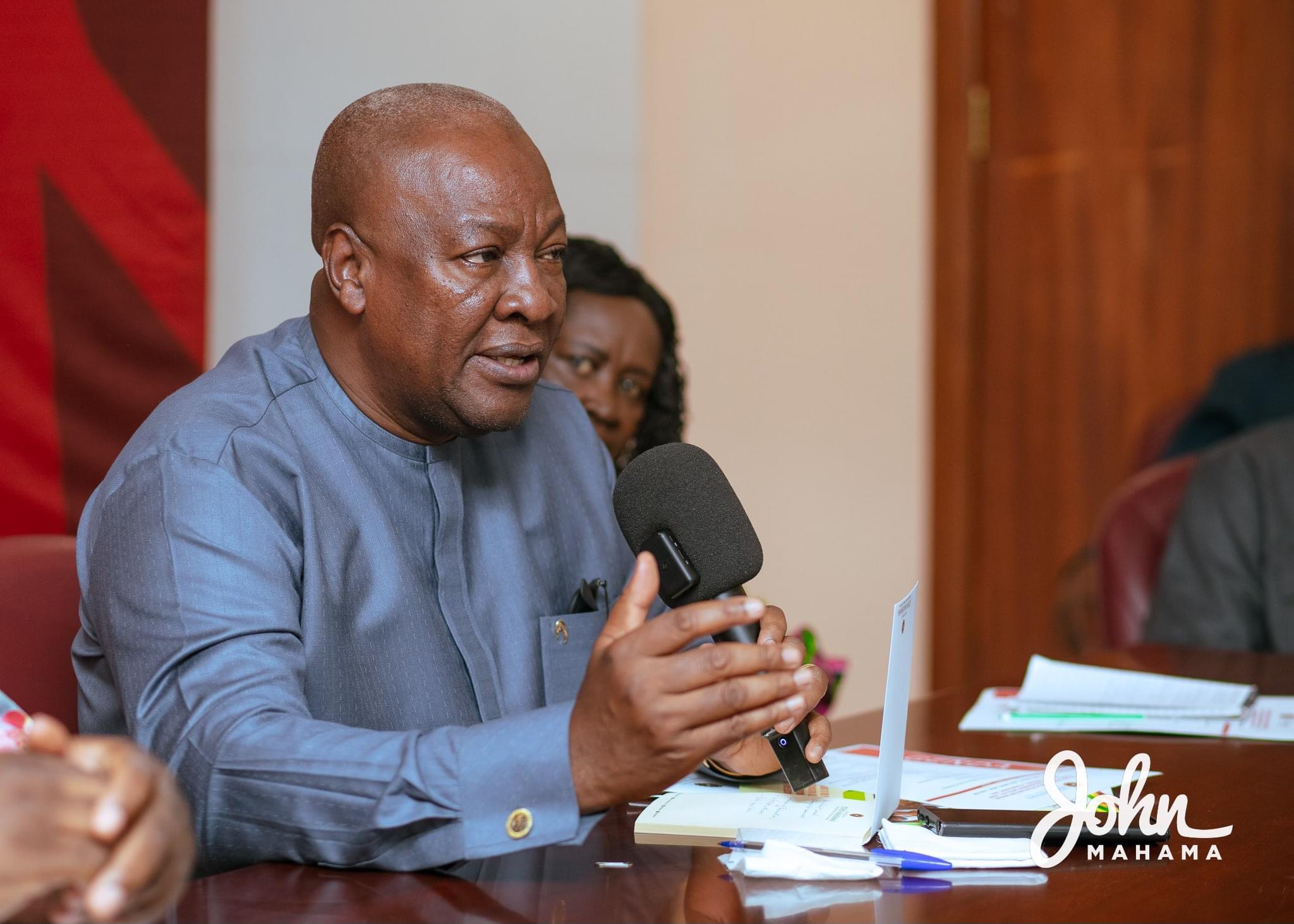 None of my appointees will engage in mining – Mahama
